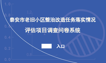 問卷入口 | 評估項目調查問卷系統